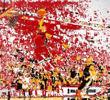 basketball 13 impressionist Oil Paintings